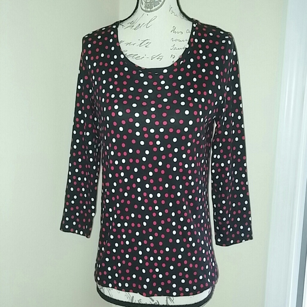 Jones New York Signature Petite Cotton Top